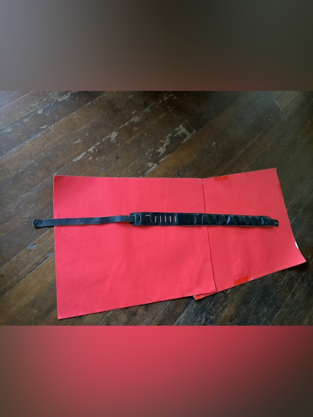 Levy’s leather guitar strap
